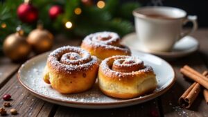 Nürnberger Lebkuchen-Zimtschnecken