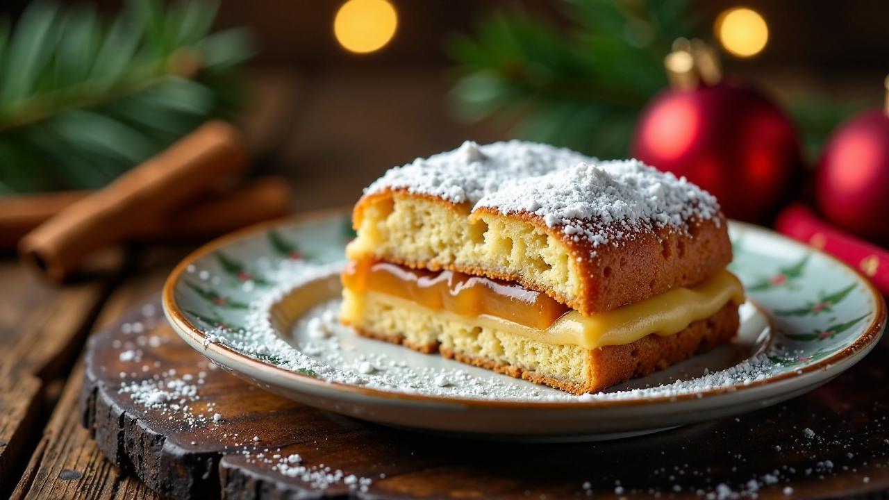 Nürnberger Lebkuchen mit Marzipanfüllung