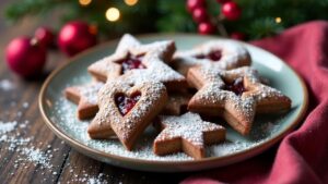 Nürnberger Lebkuchen mit Preiselbeeren