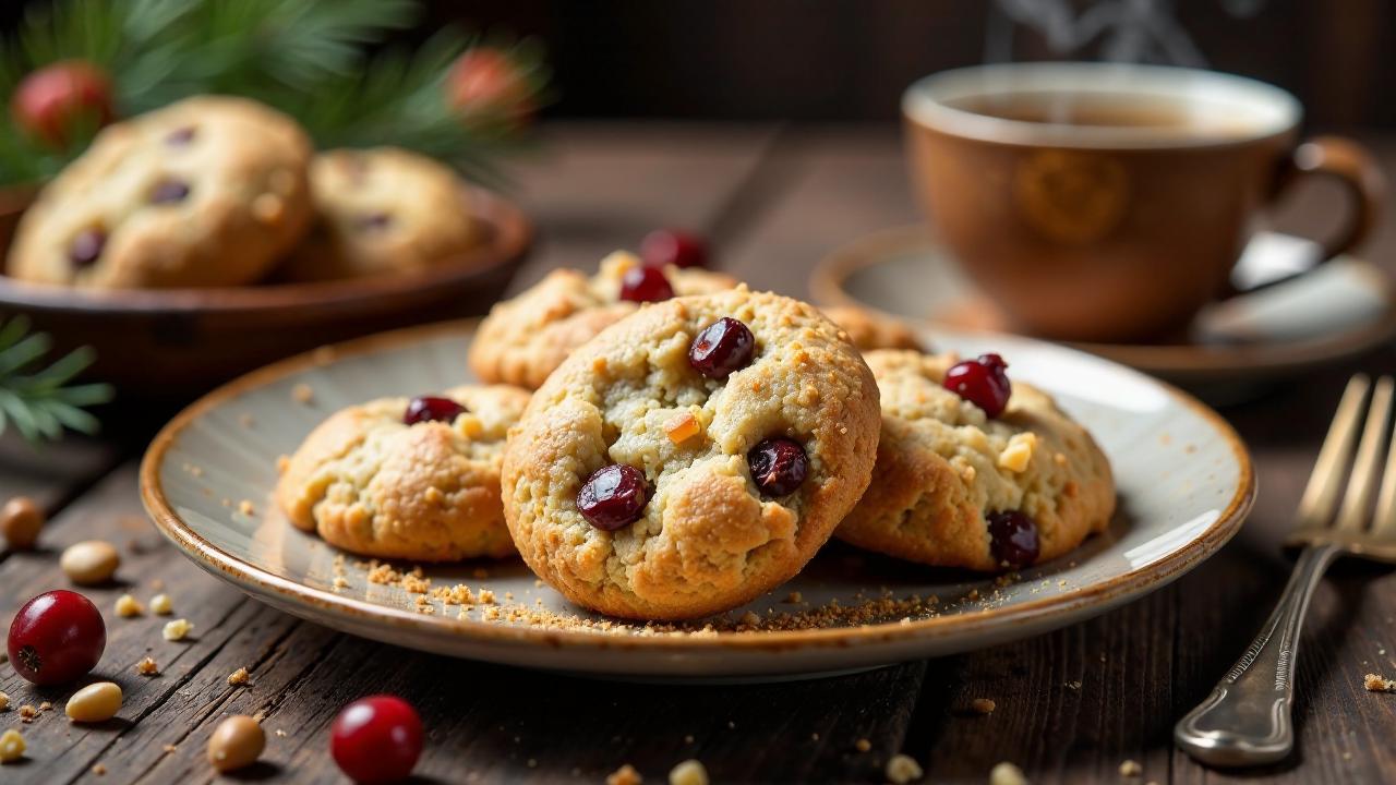 Nuss-Cranberry-Cookies