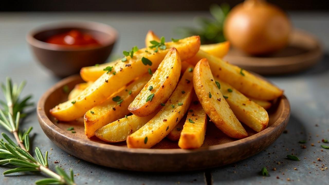 Ofenpommes aus sonst weggeworfenen Kartoffeln