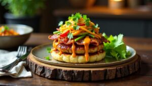 Okonomiyaki Burger