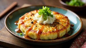 Okonomiyaki: Herzhafter japanischer Pfannkuchen