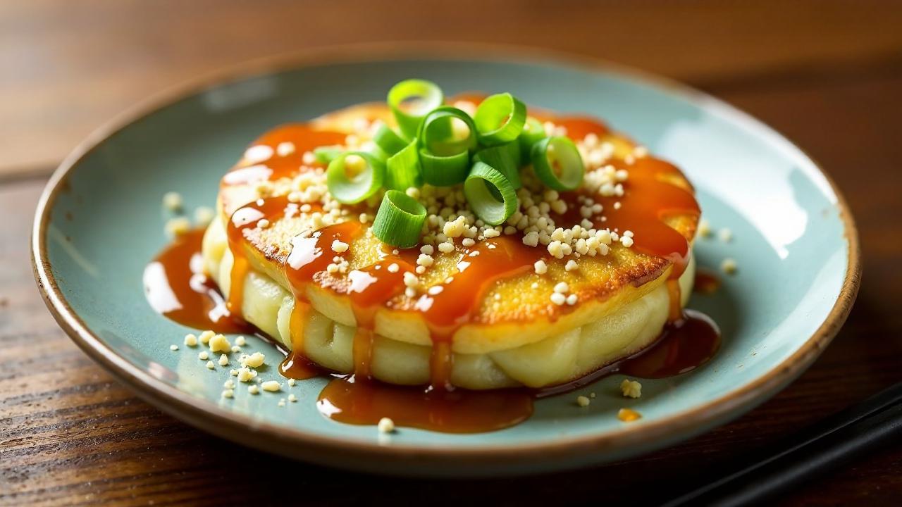 Okonomiyaki (Japanischer Pfannkuchen)