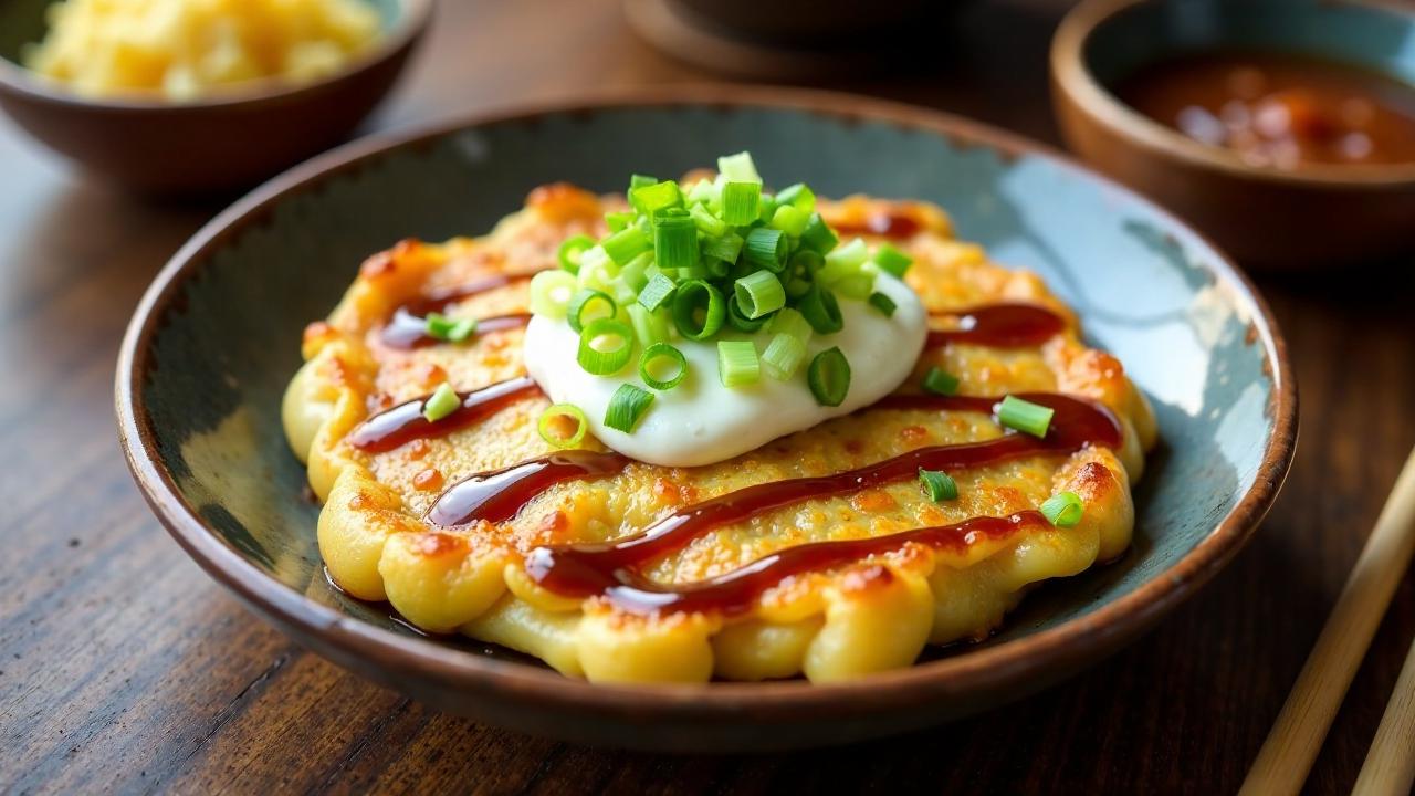 Okonomiyaki – Japanische Pfannkuchen