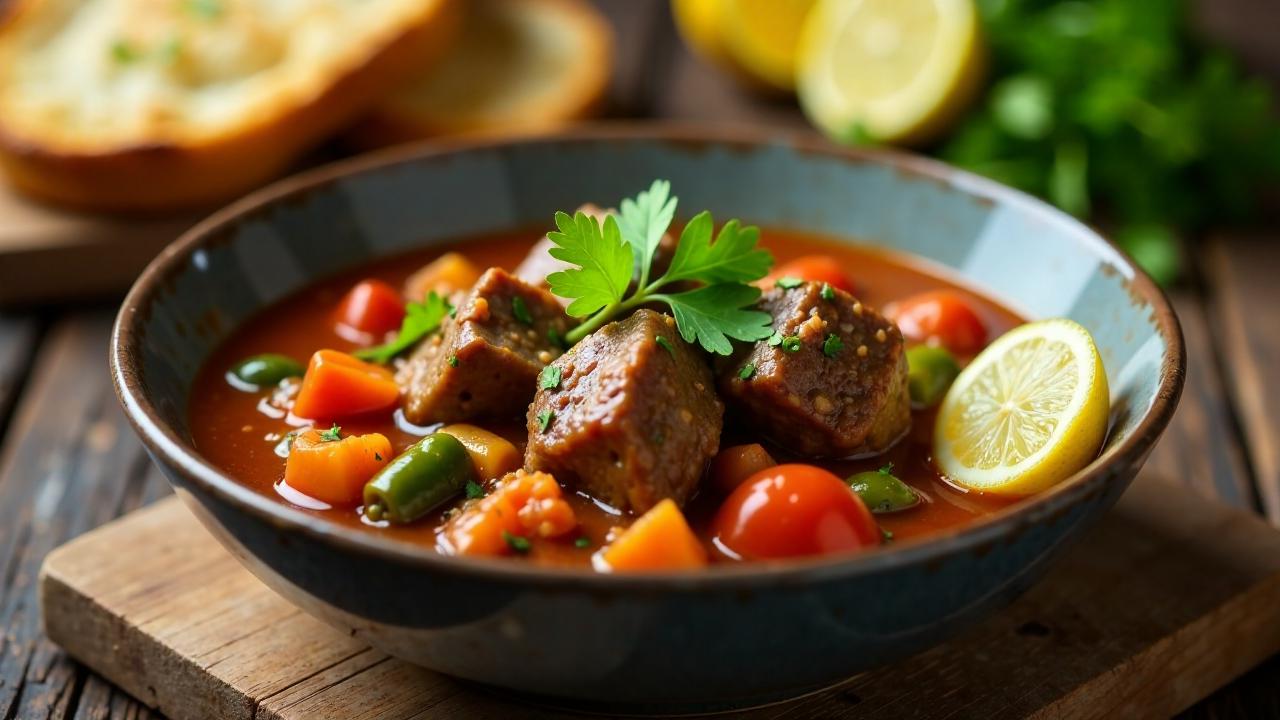 Okra Stew with Lamb