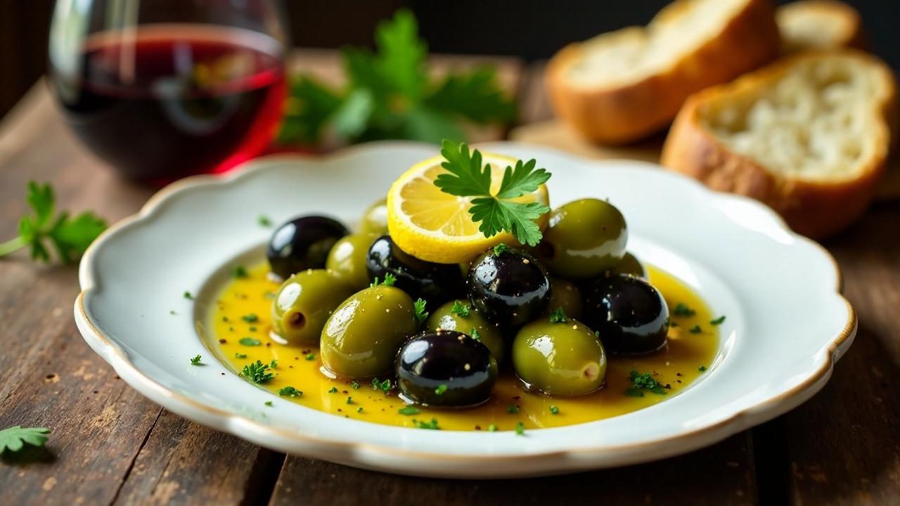 Olives Trencades: Gepresste Oliven