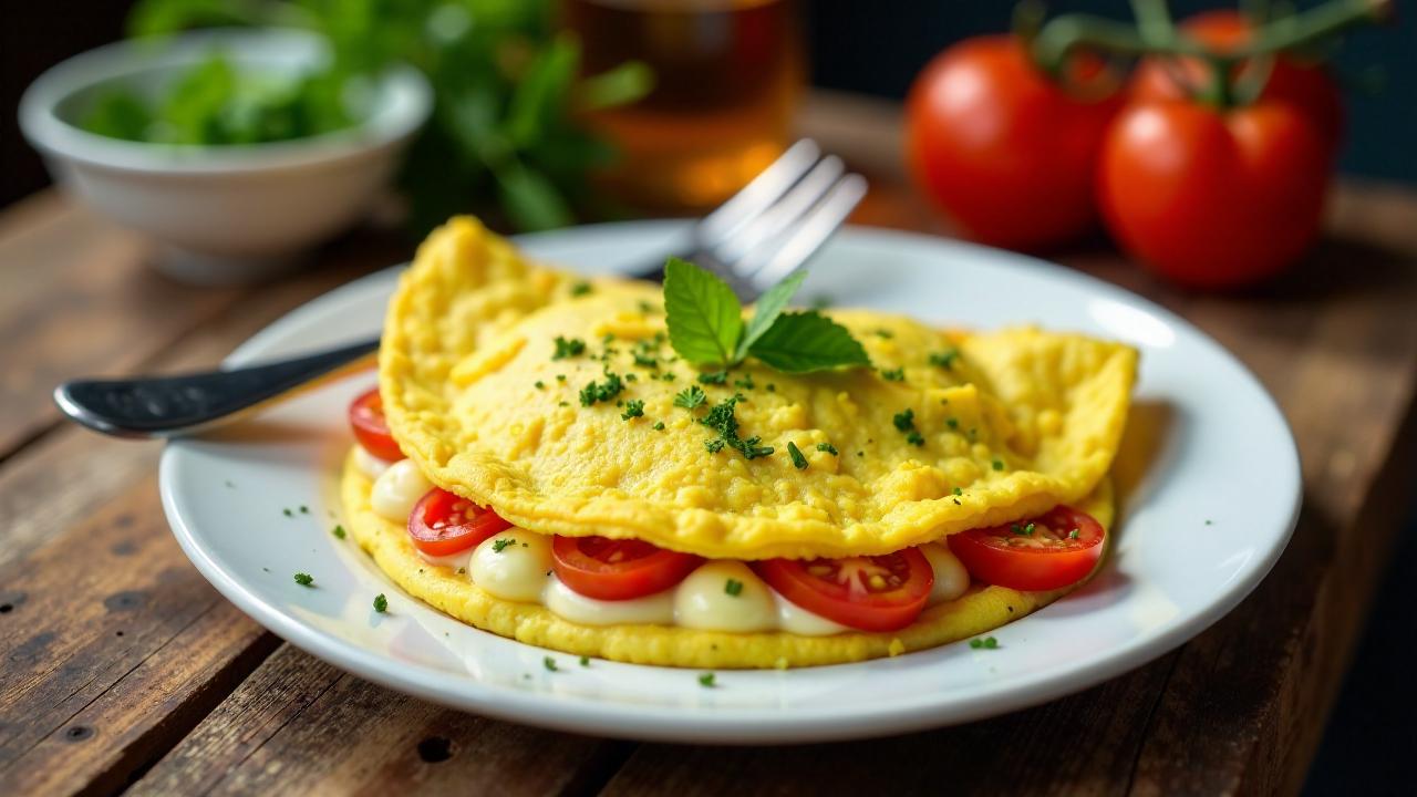 Omelette mit Tomaten