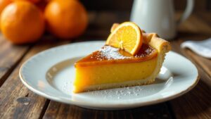 Orange-Ingwer-Karamell-Pie