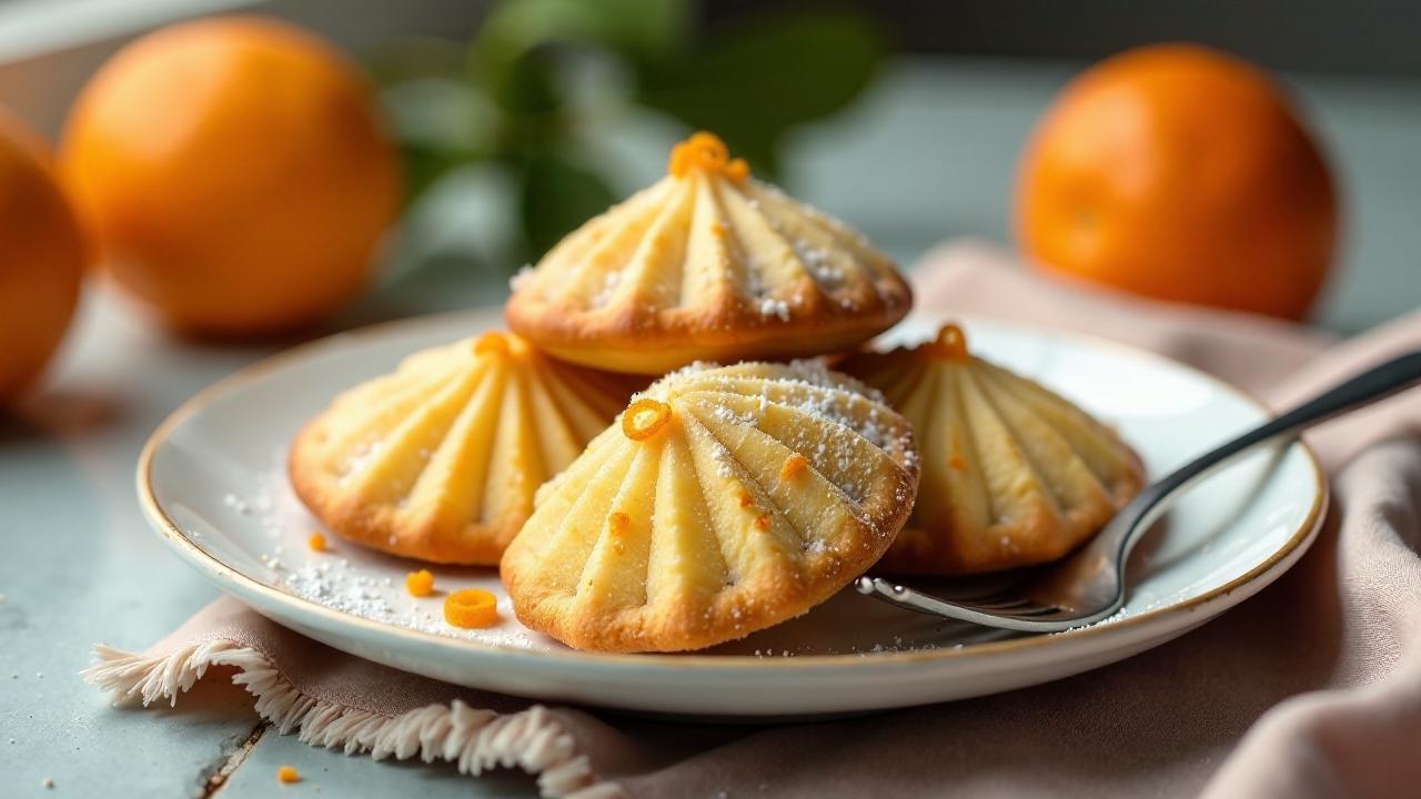 Orange-Schokolade-Madeleines