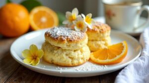 Orangen-Blüten-Scones