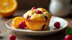 Orangen-Cranberry-Muffin-Tops