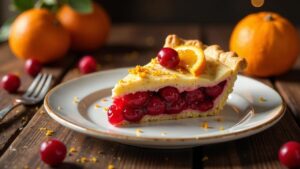 Orangen-Cranberry-Pie