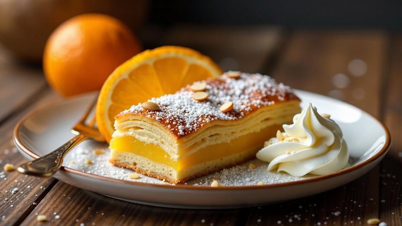 Orangen-Mandel-Strudel