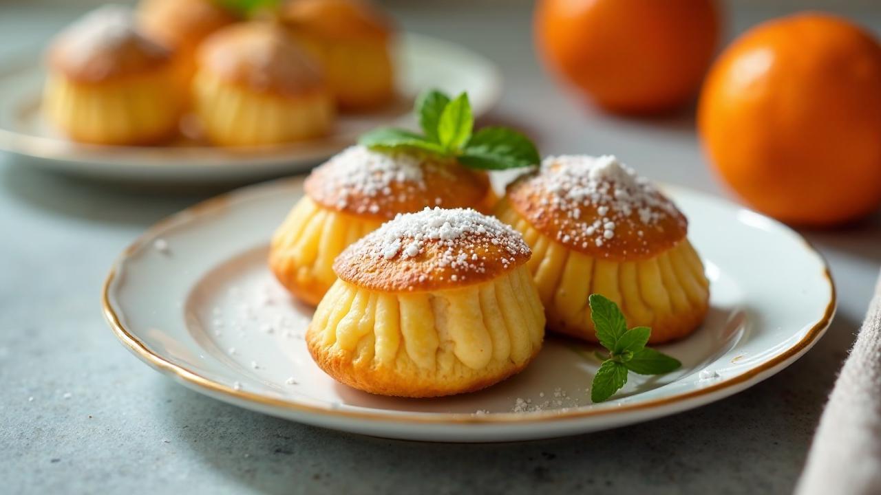 Orangenblüten-Madeleines