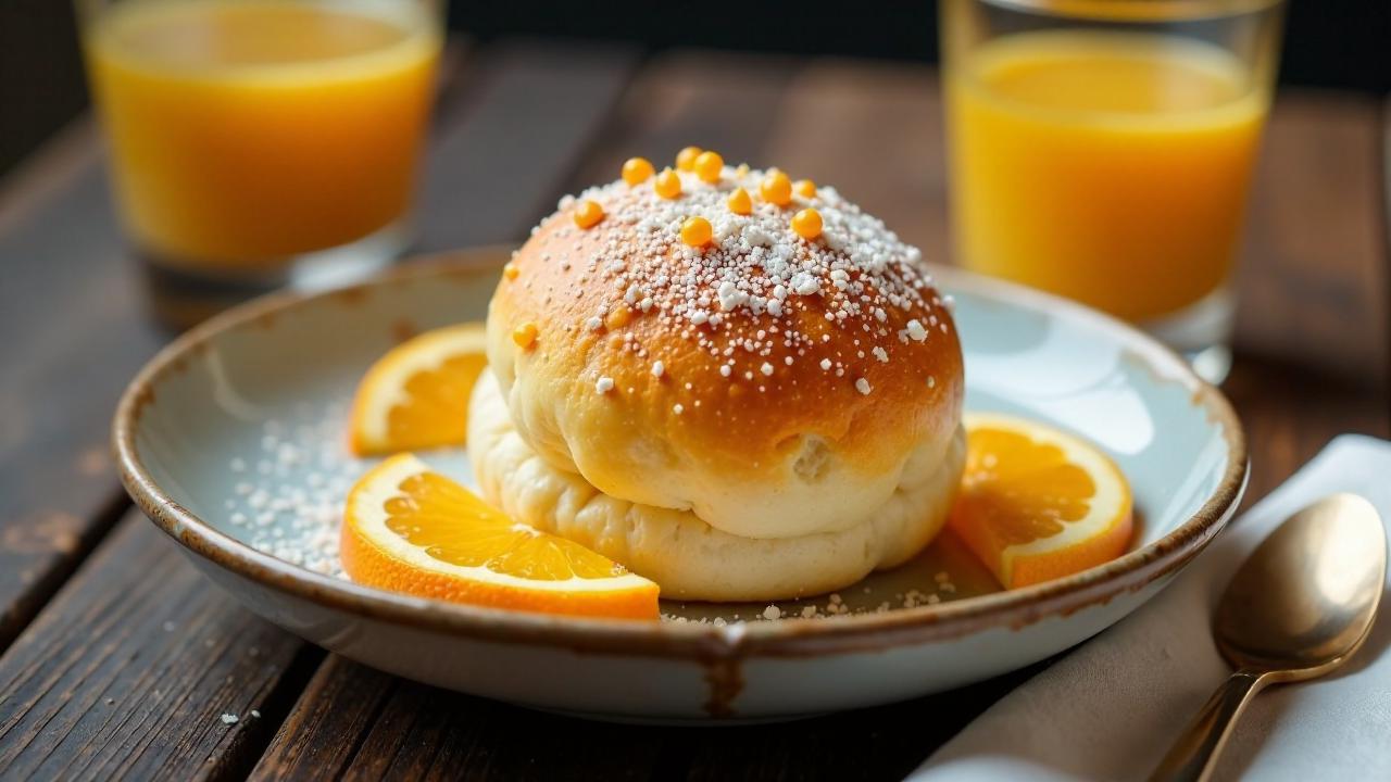 Orangenblüten-Milchbrötchen