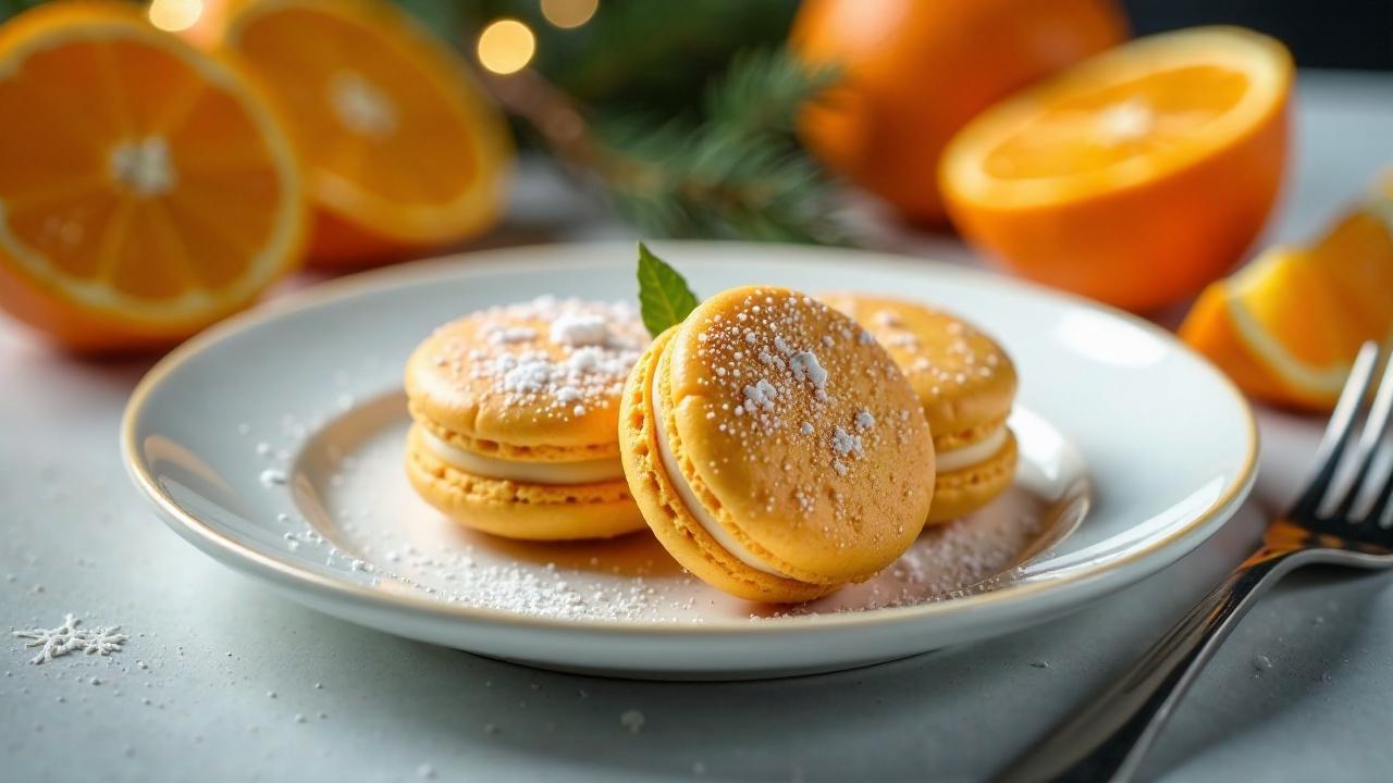 Orangenmakronen Polnische Weihnachten