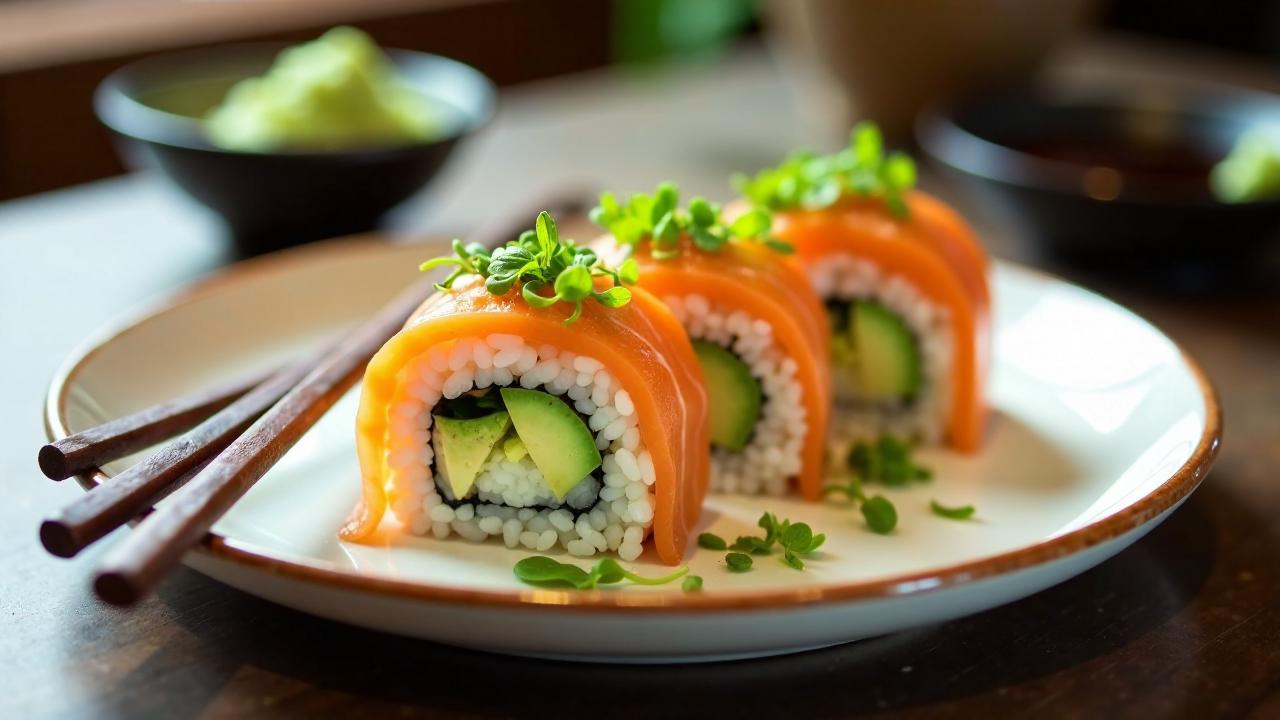 Oshizushi (gepresstes Sushi)