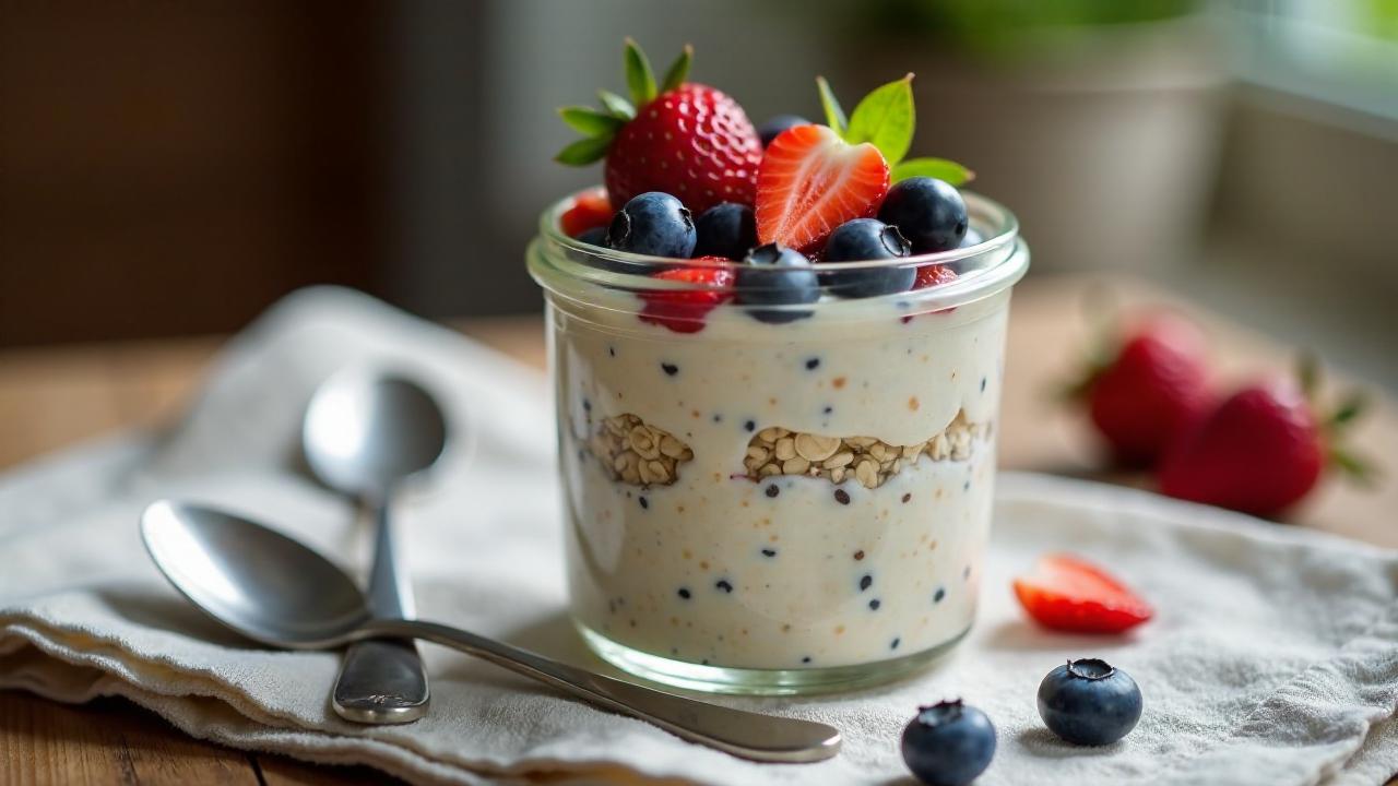 Overnight Oats mit Chia-Samen