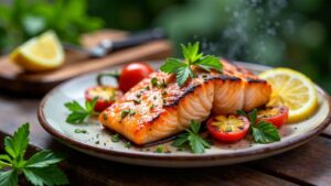 Pacific Northwest Salmon – Gegrillter Lachs aus dem Nordwesten.