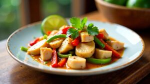 Pad Prik Sod – Gebratene Chilis mit Proteinen