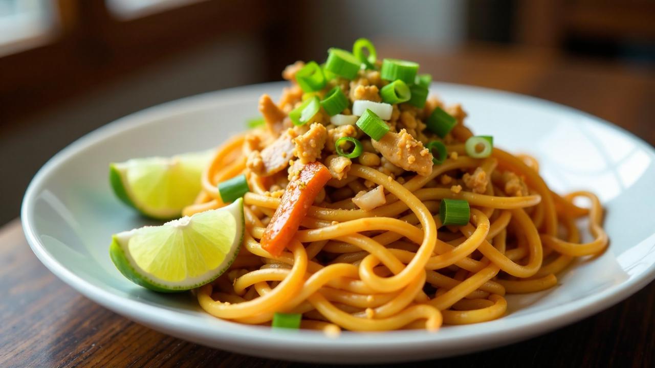 Pad Thai Gai (mit Hühnchen)