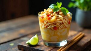 Pad Thai im Glas