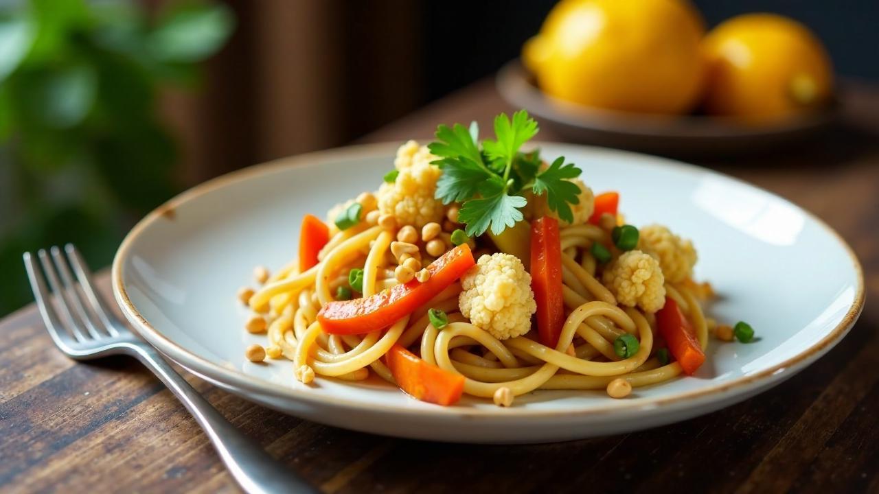 Pad Thai mit Blumenkohl