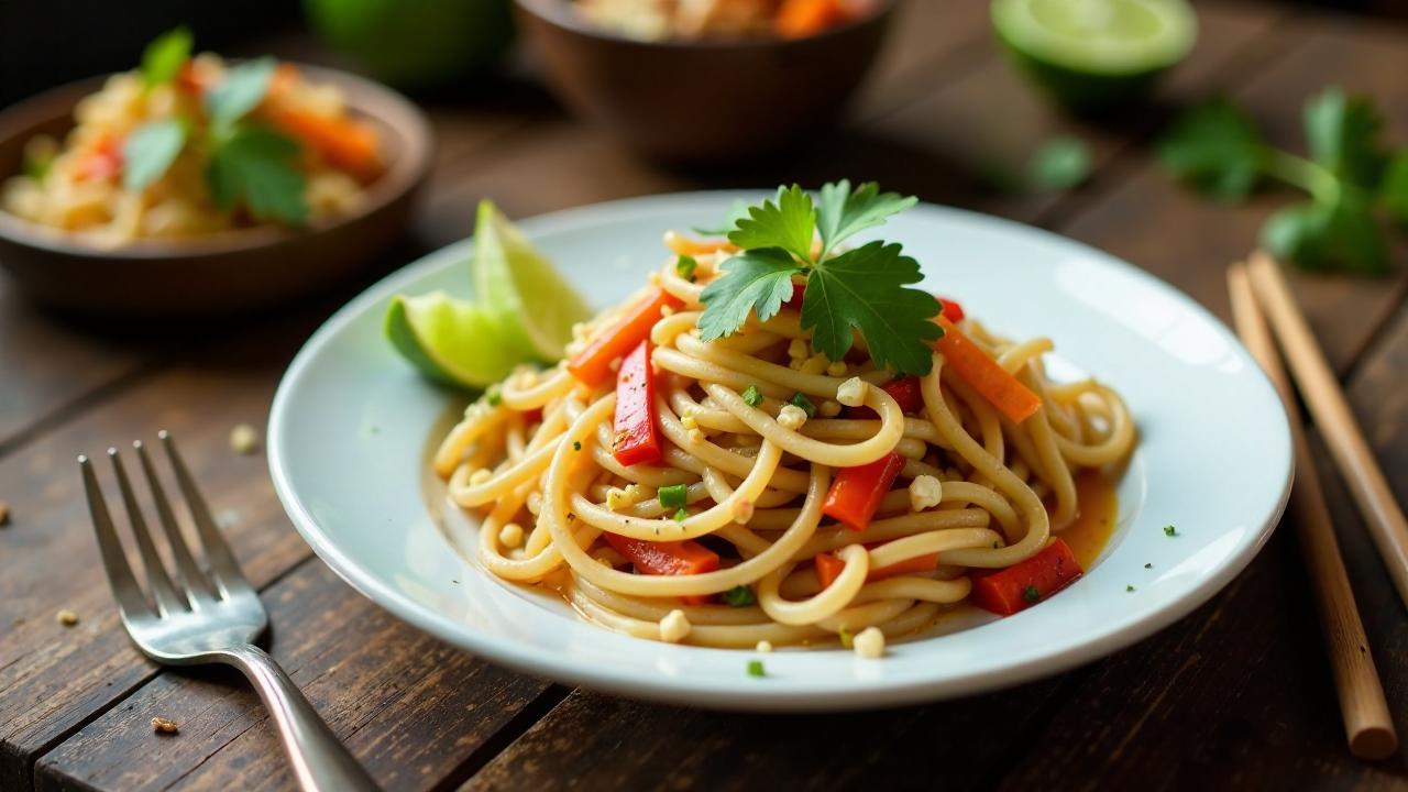 Pad Thai mit Kokosmilch