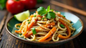 Pad Thai mit Sesam