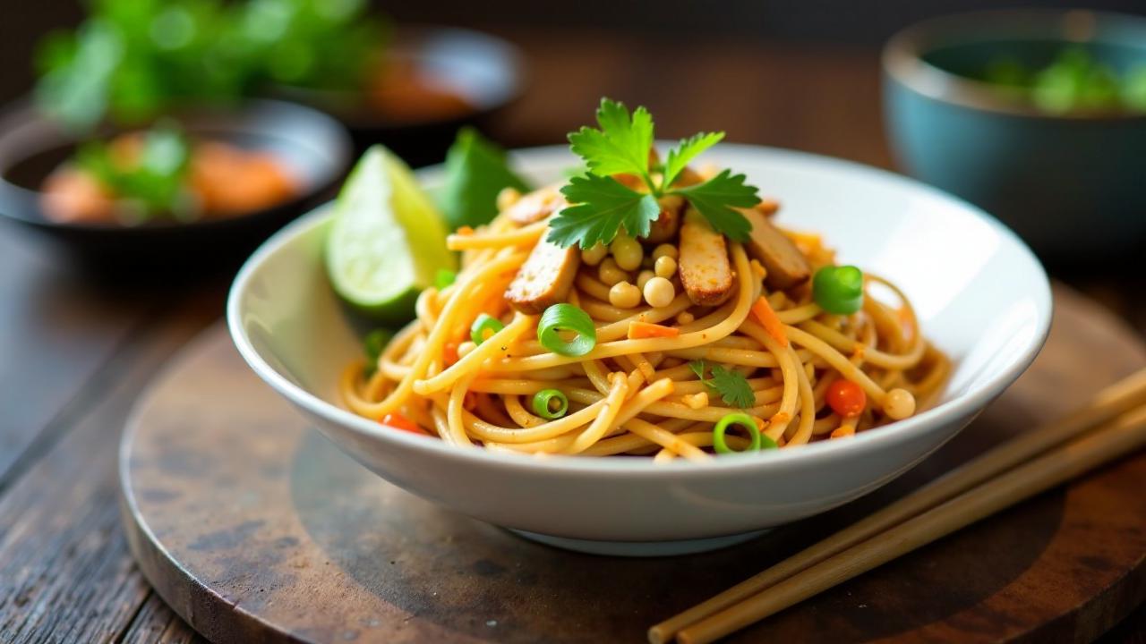 Pad Thai mit Shirataki-Nudeln