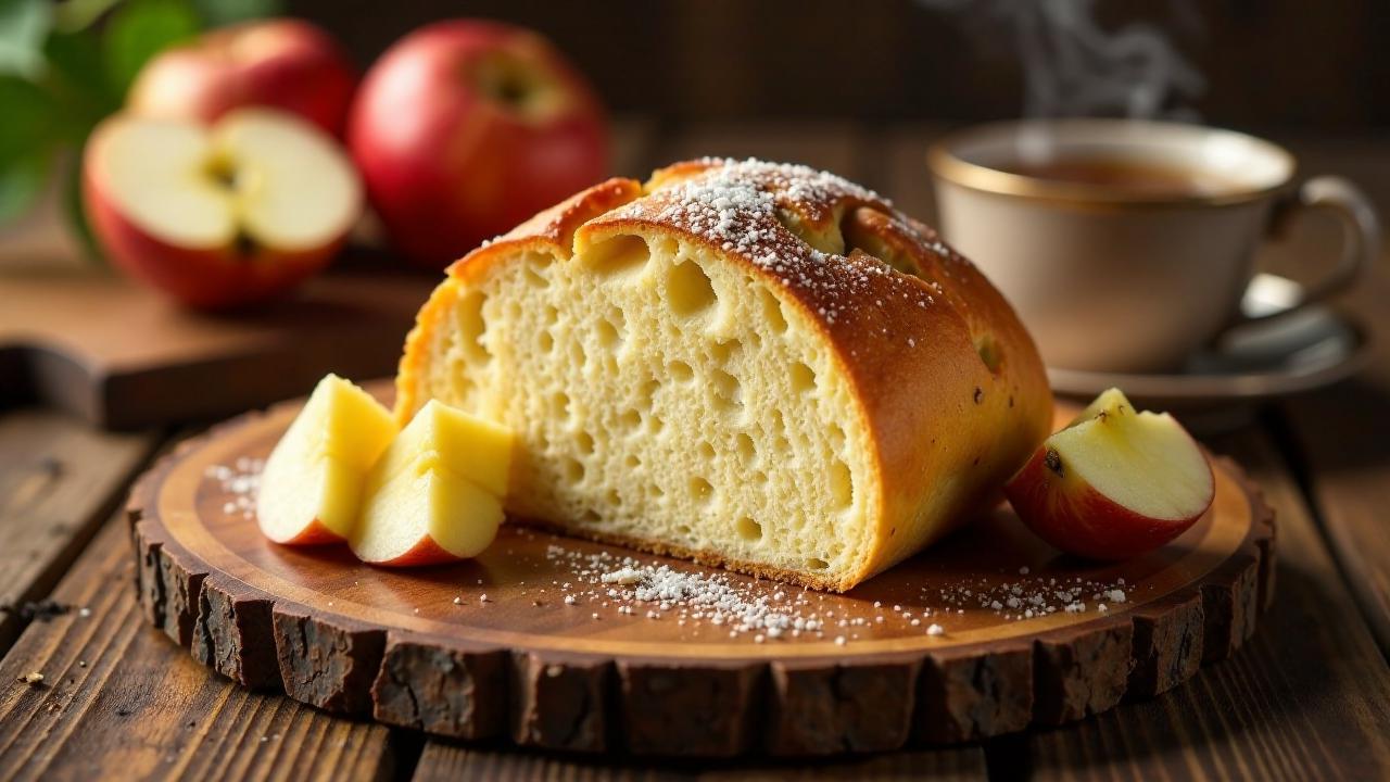 Pain d'épices mit Fenchel und Apfelstückchen