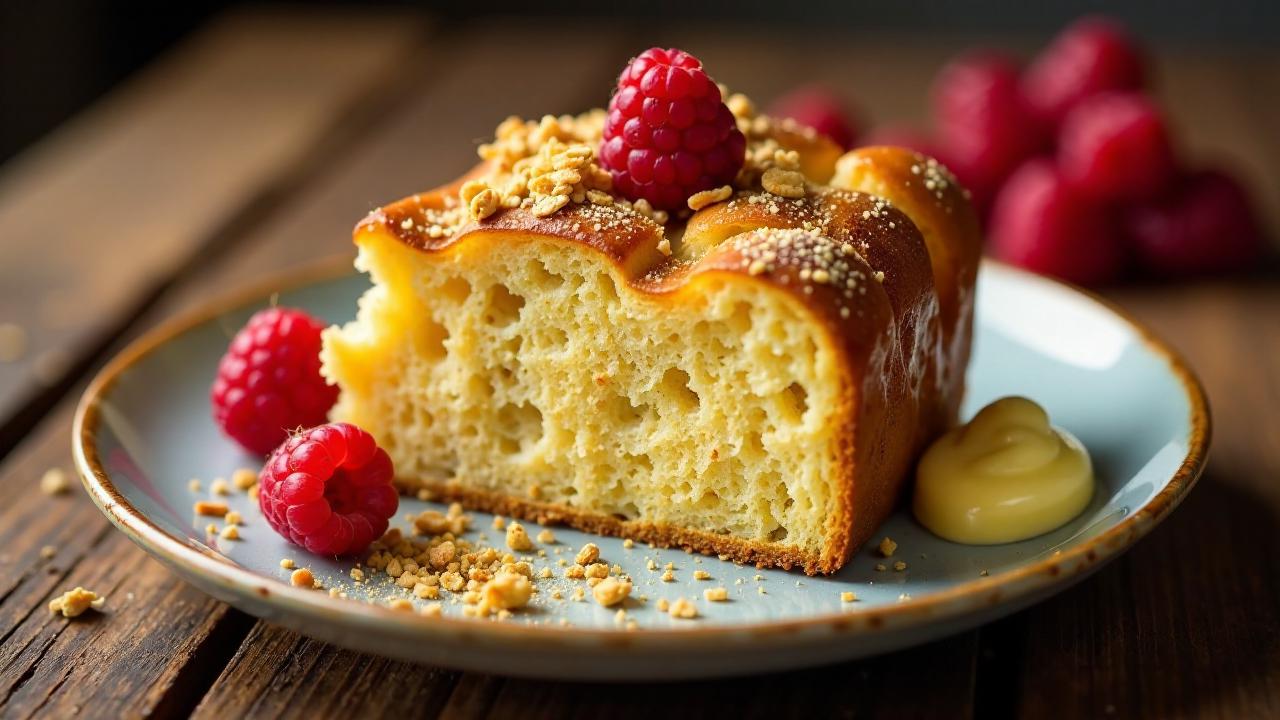 Pain d'épices mit Granola-Topping