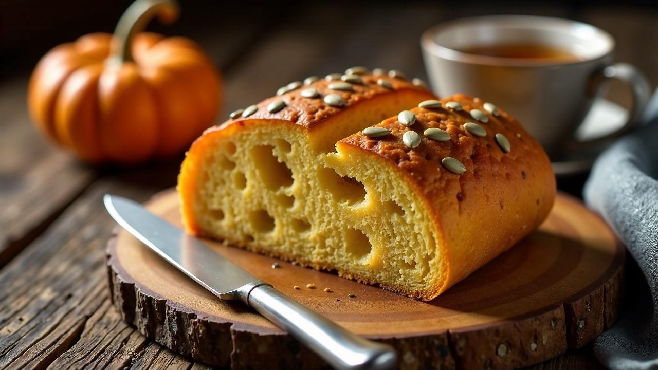 Pain d'épices mit Kürbiskernen und Zimt