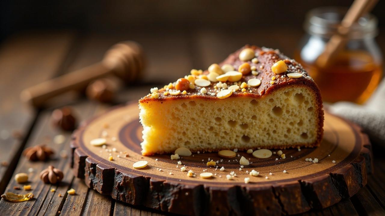 Pain d'épices mit Nelken und Mandelblättchen