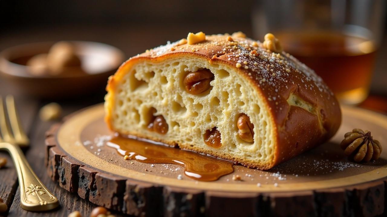 Pain d'épices mit Walnüssen und Ahornsirup