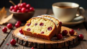 Pain d'épices mit getrockneten Cranberries