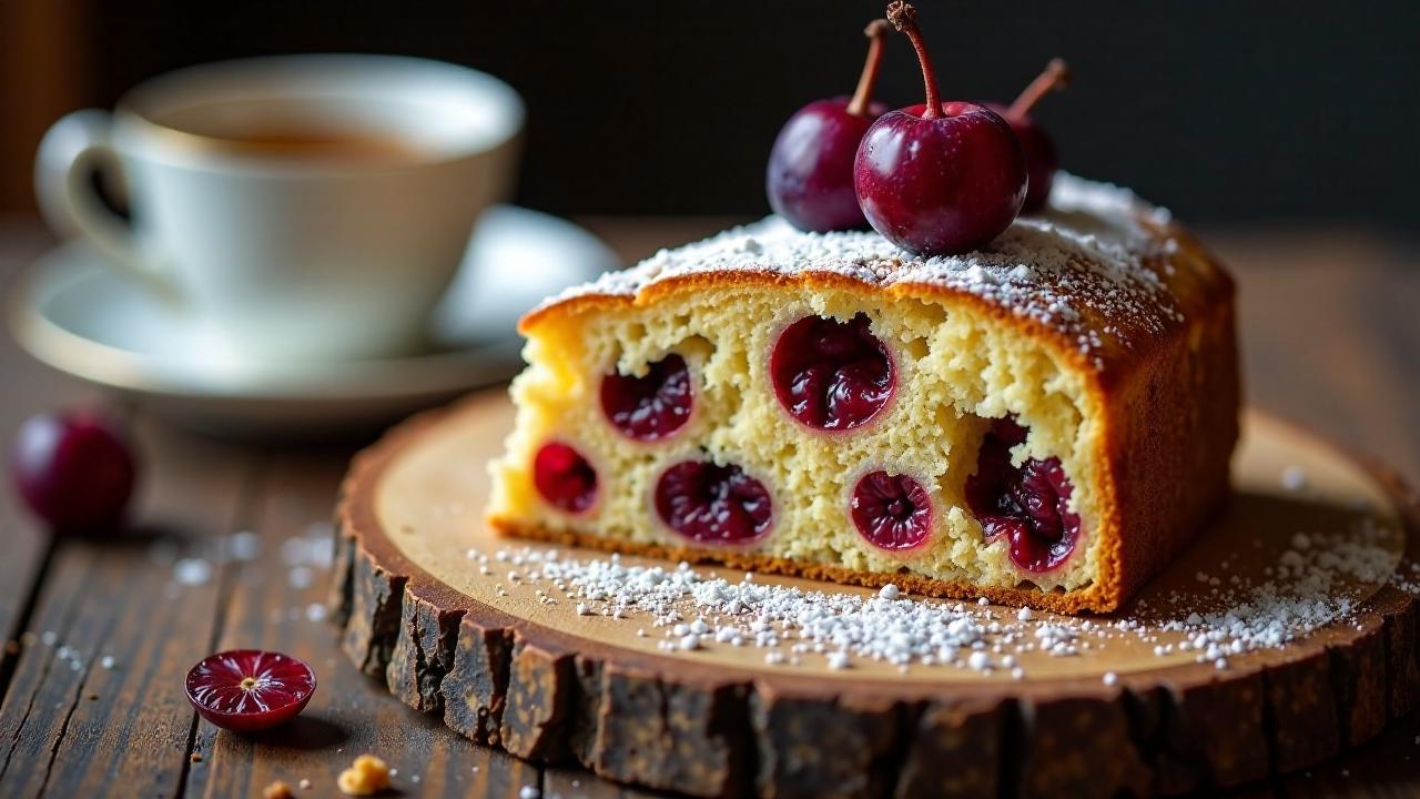 Pain d'épices mit getrockneten Pflaumen