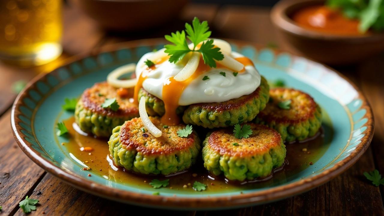 Palak Pakora Chaat