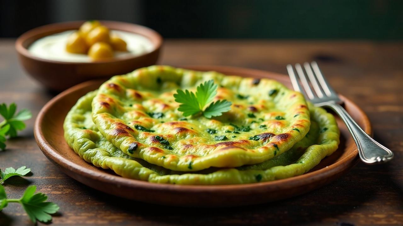 Palak Paratha (Spinat)