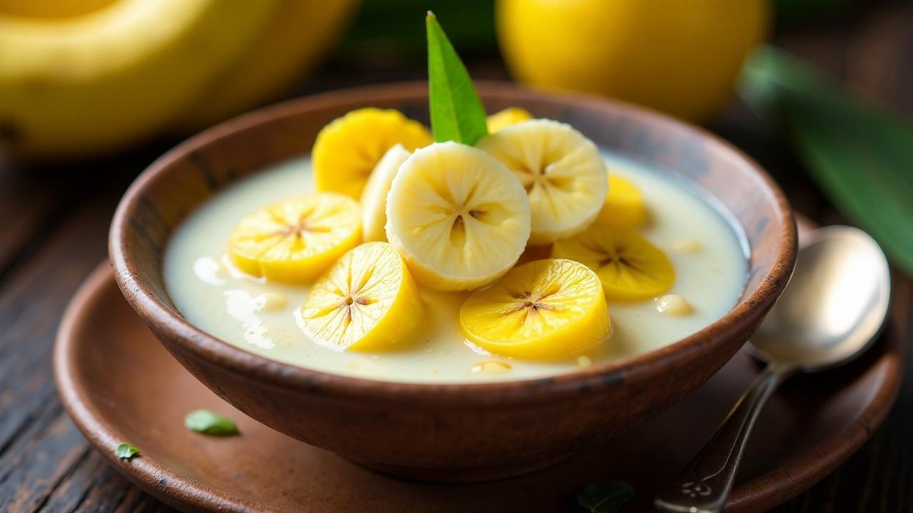 Palu Butung – Banana in coconut milk dessert