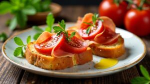 Pan con Tomate y Jamón Ibérico