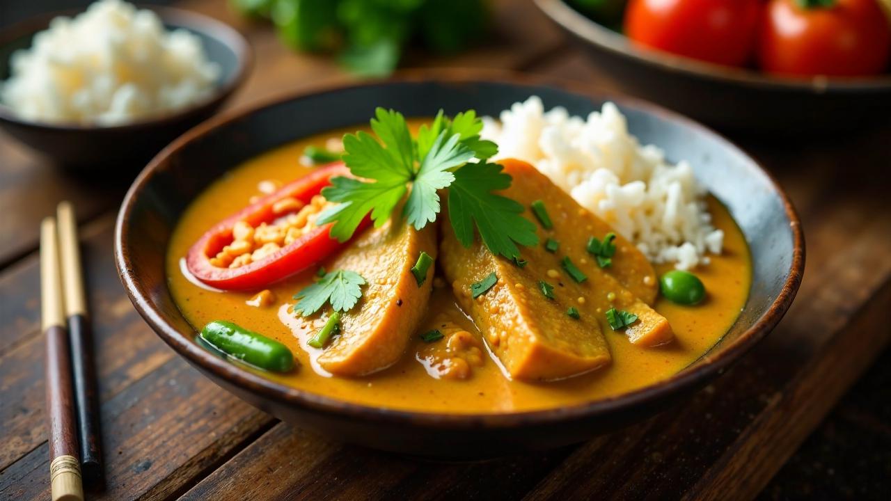 Panang-Curry mit Schweinefleisch