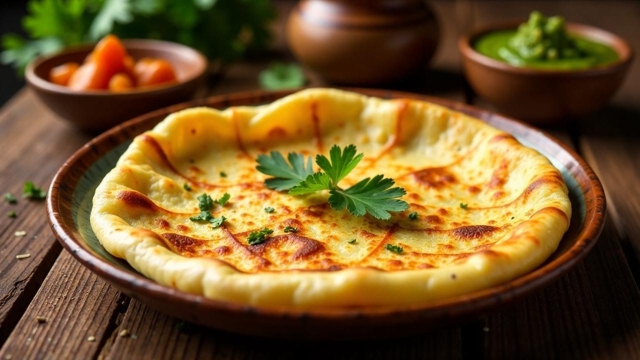 Paneer Paratha (Käse Paratha)