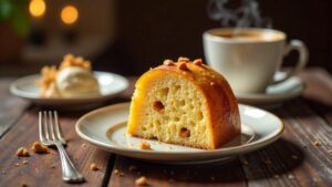 Panettone mit Karamellstücken