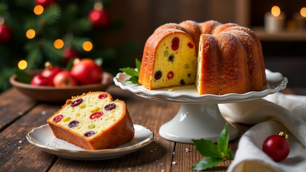 Panettone mit Rumtopf