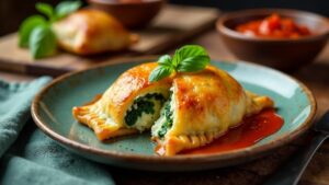 Panzerotti con Ricotta e Spinaci