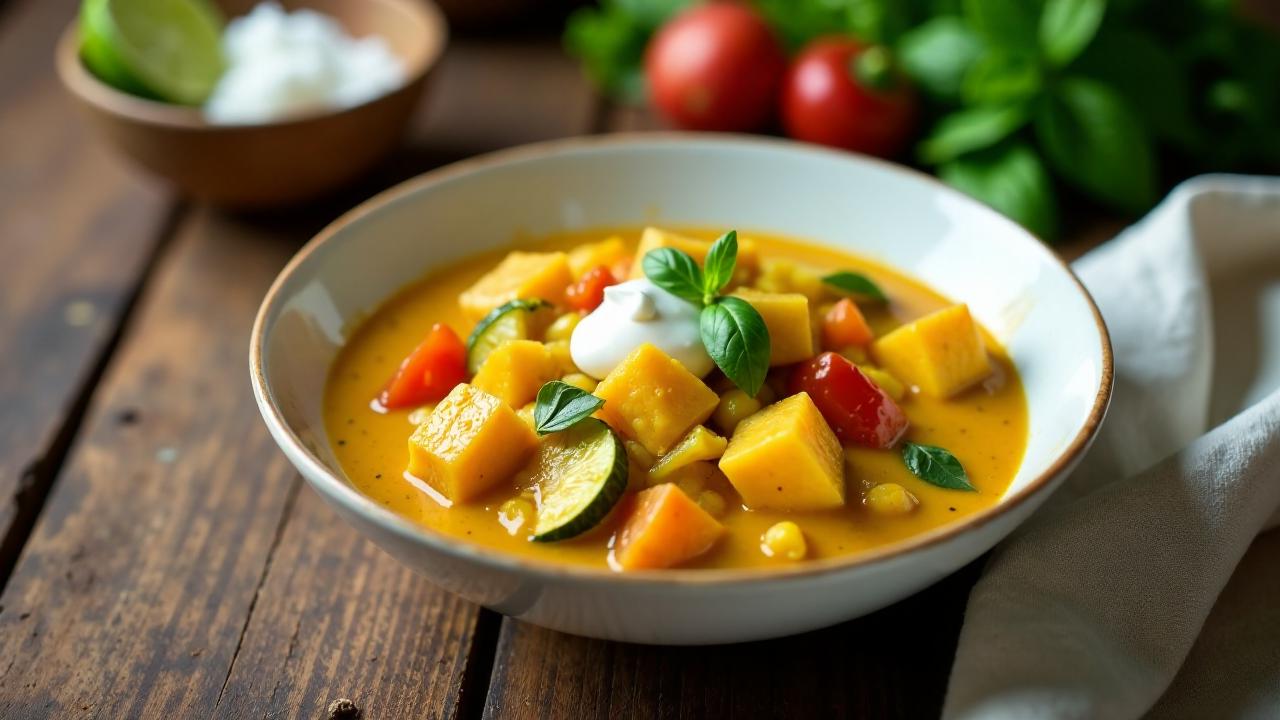 Papaya-Kokos-Curry