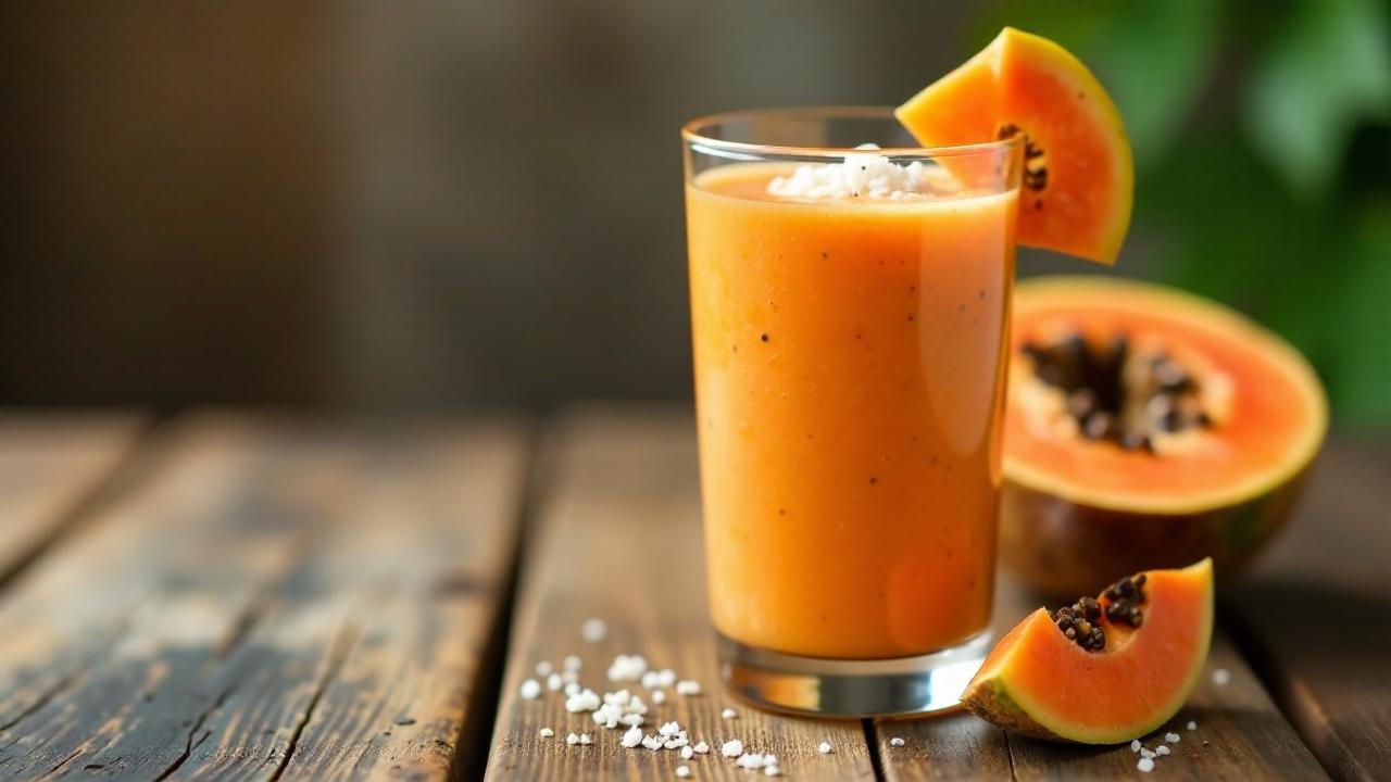 Papaya-Kokos-Smoothie