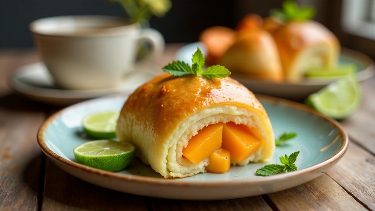 Papaya-Limetten-Schnecken